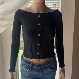 Orange Kiss long sleeved top